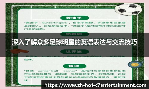 深入了解众多足球明星的英语表达与交流技巧